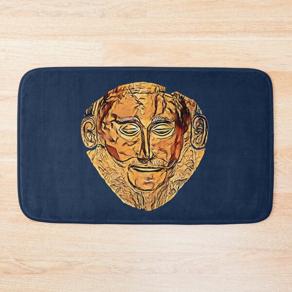 Item preview, Death mask of “Agamemnon” (3) (on navy blue) designed and sold by DotorEaon.