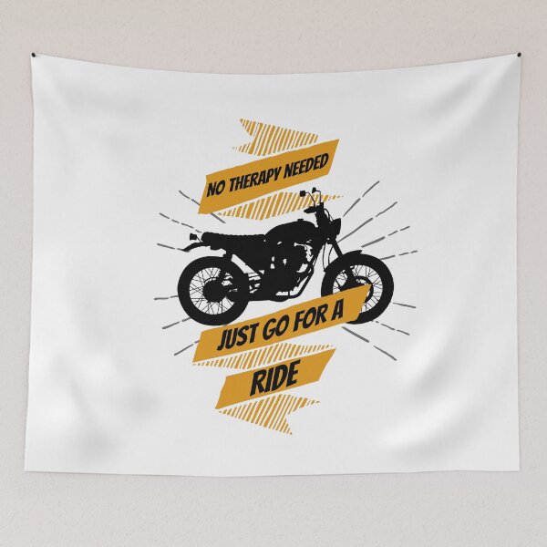 Item preview, No Therapy Needed Just Go For a Ride designed and sold by Spicy Chilli.