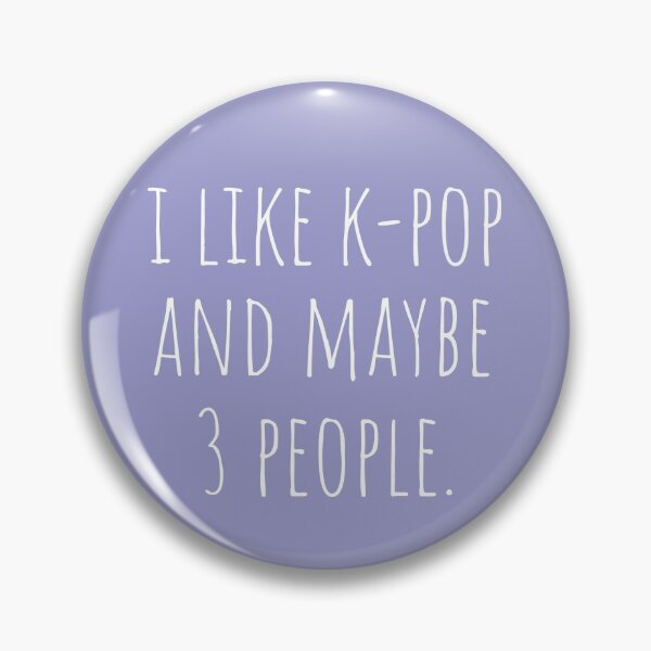 Item preview, I Like K-pop and Maybe 3 People Lavender designed and sold by cutetype.