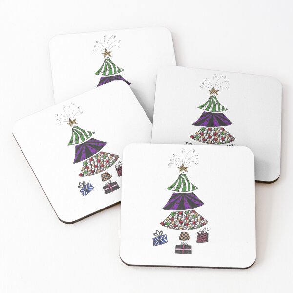Item preview, Zentangle Christmas Tree designed and sold by The Elderberry Blossom.