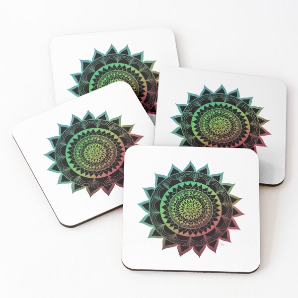 Item preview, Dull Rainbow Mandala designed and sold by KEArtwork.