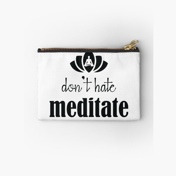 Item preview, Don't hate meditate. designed and sold by Beefytee.