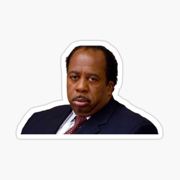 Stanley Hudson Sticker TV Show Stanley Hudson Decal the Office TV