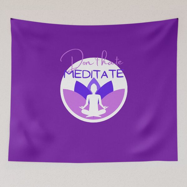 Item preview, Don't hate Meditate designed and sold by S4PPHIRE-DES1GN.