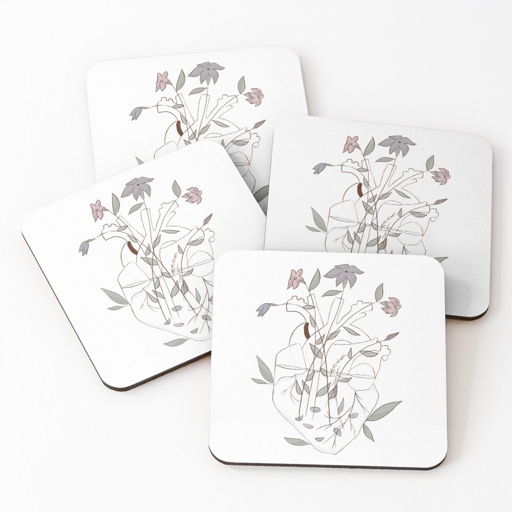 Item preview, Coasters (Set of 4) designed and sold by jookietea.