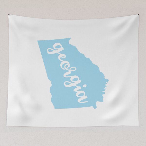 Item preview, Blue Georgia GA State ATL Southern Peach designed and sold by agdesigns6.
