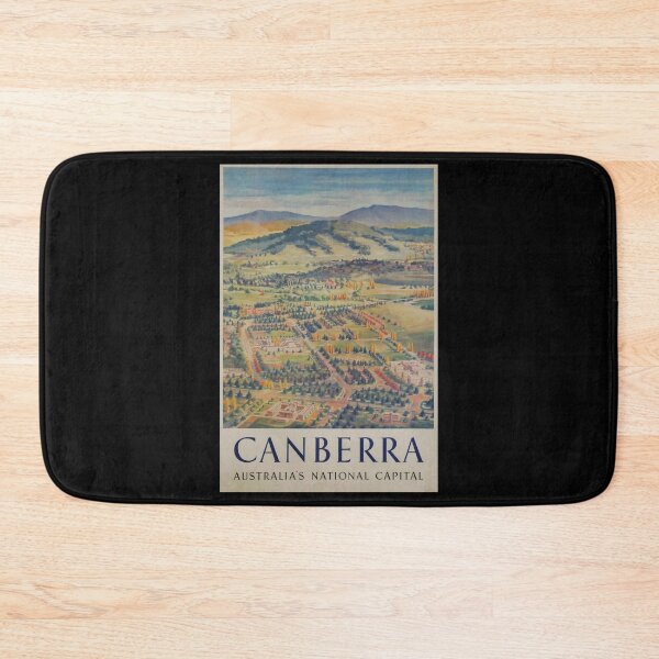Item preview, retro classic Canberra poster designed and sold by CorasPosters.