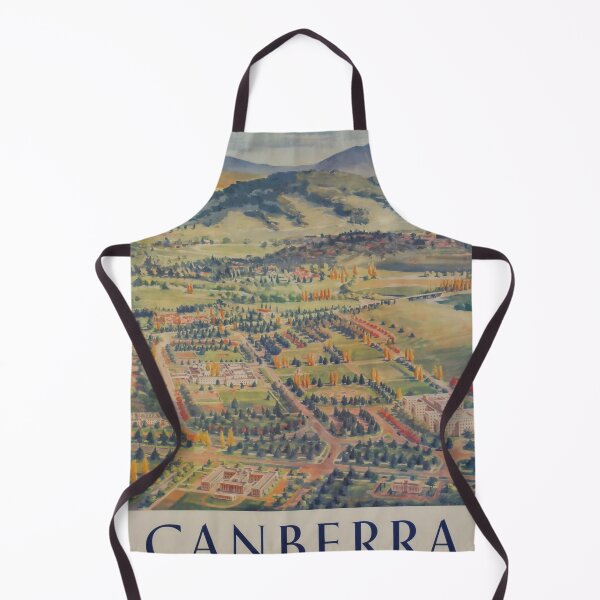 Item preview, retro classic Canberra poster designed and sold by CorasPosters.