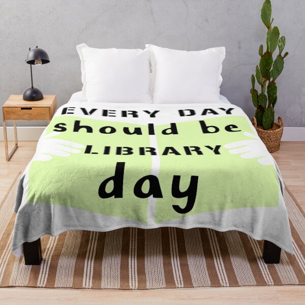 Aperçu de l'œuvre Chaque jour devrait être le jour de la bibliothèque créée et vendue par Achily.