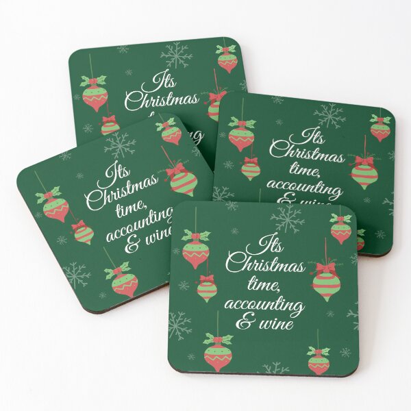 Item preview, Accounting: Its Christmas Time, Accounting & Wine designed and sold by AppreciateThat.