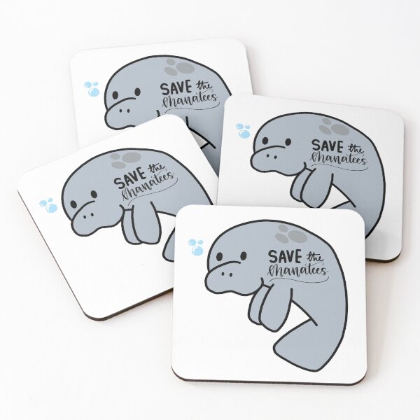 Item preview, Save the manatees  designed and sold by Oodles of  Doodles.