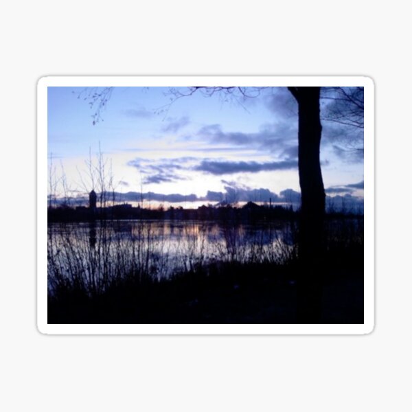 Blue horizons Sticker