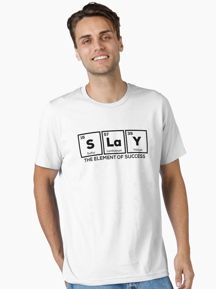 Funny Chemistry Periodic Table Words Slay Be Your Own Boss