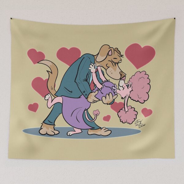 Item preview, Romantic Dog Couple designed and sold by JohnnyPraize.