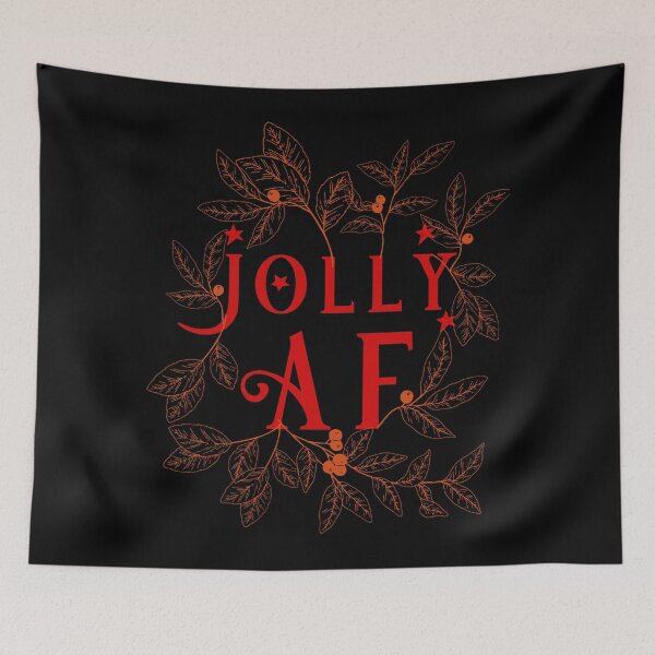 Item preview, Jolly AF Funny Christmas Cheer Design designed and sold by chris-ellis-art.