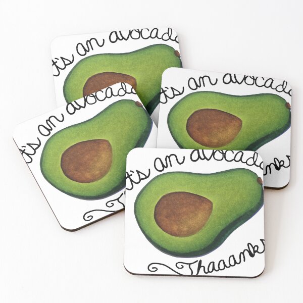 Item preview, It's An Avocado Thanks designed and sold by kikapup.