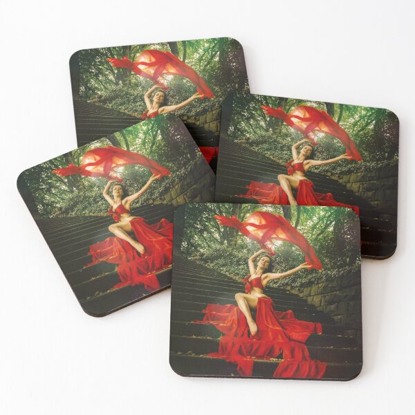 Item preview, Red Veil on stairs designed and sold by Elsterart.