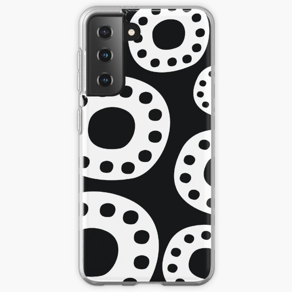 Black and White Gears Samsung Galaxy Soft Case