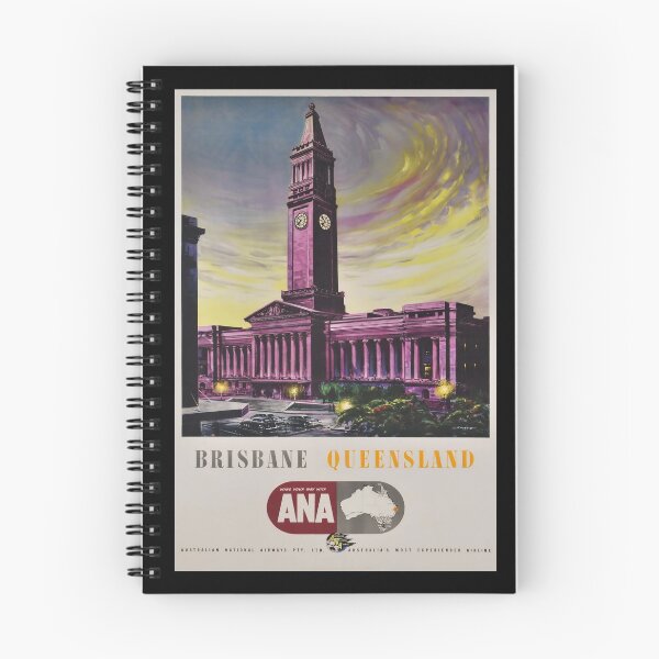 Item preview, retro classic Brisbane Queensland poster designed and sold by CorasPosters.