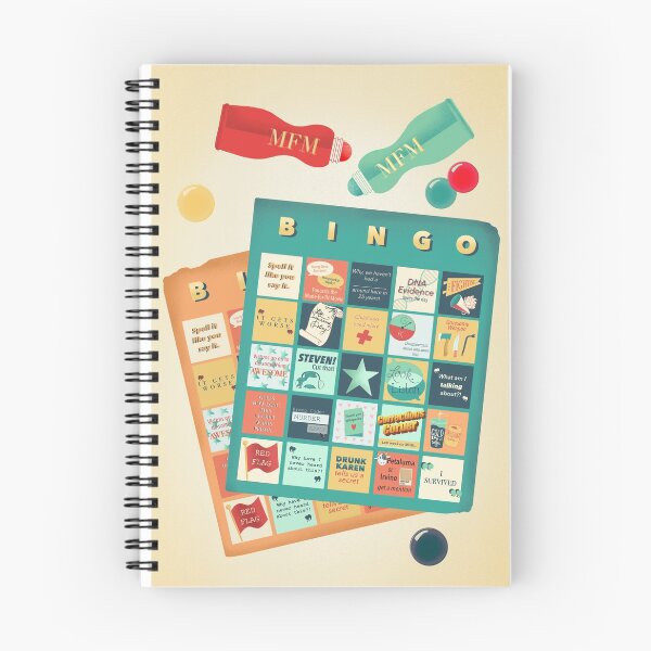 Item preview, My Favorite Murder Bingo Board designed and sold by laurenanalepa.