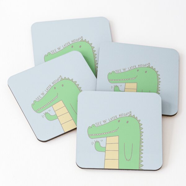 Aperçu de l'œuvre A plus tard, alligator créée et vendue par Oodles of  Doodles.