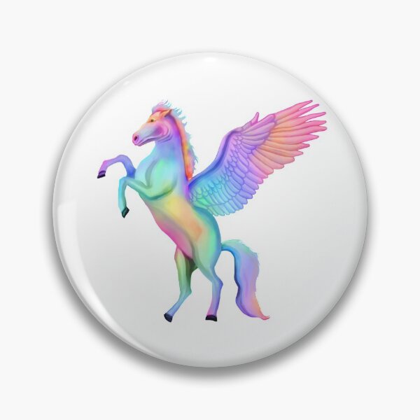 Item preview, Magical Rainbow Winged Pegasus Horse designed and sold by Deborah Camp.