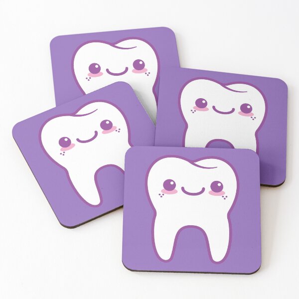 Item preview, Cute Purple Dental Teeth Pattern designed and sold by drxgonfly.