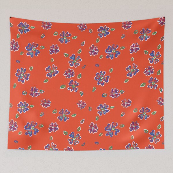 Item preview, Tropical Floral - orange designed and sold by Sharon Glennon.