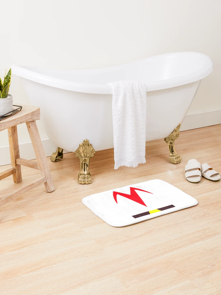 Thumbnail 2 of 6, Bath Mat, Speed Racer Racer X Style designed and sold by drquest.