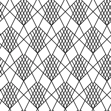 Artwork thumbnail, Complex Intersections Pattern by hatimelhag