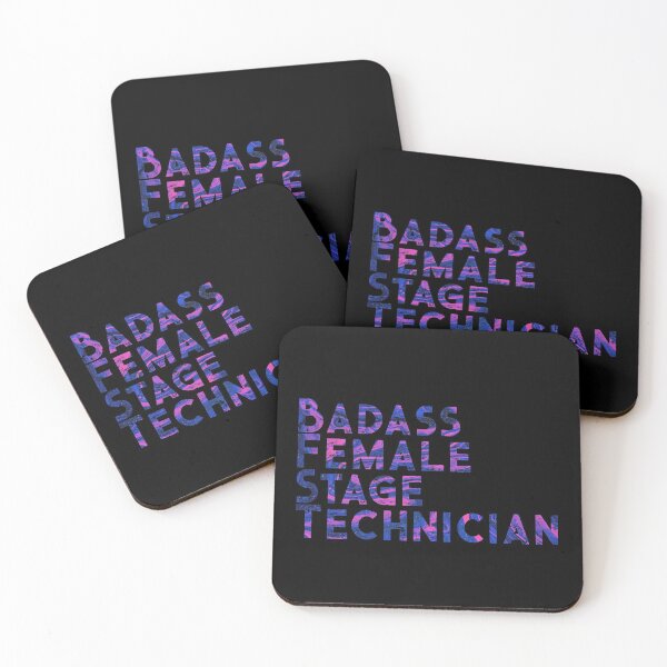 Item preview, Badass Female Stage Technician designed and sold by Theatre Thoughts.