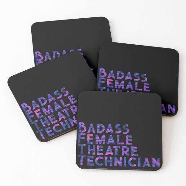 Item preview, Badass Female Theatre Technician designed and sold by Theatre Thoughts.