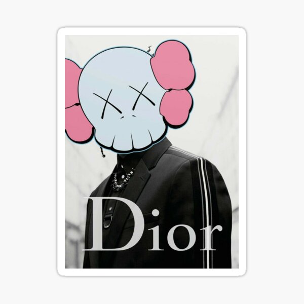 face kawss luxury Sticker