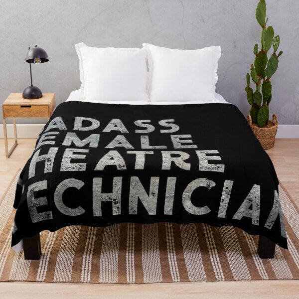 Item preview, Badass Female Theatre Technician designed and sold by Theatre Thoughts.