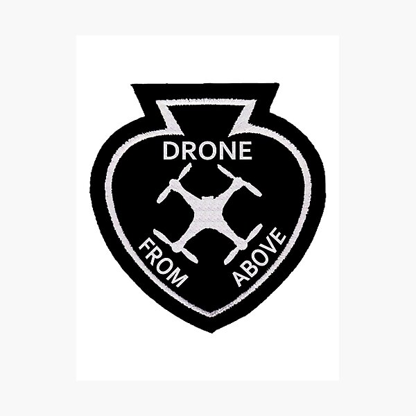 Item preview, Drone From Above Vintage Style Patch designed and sold by drquest.