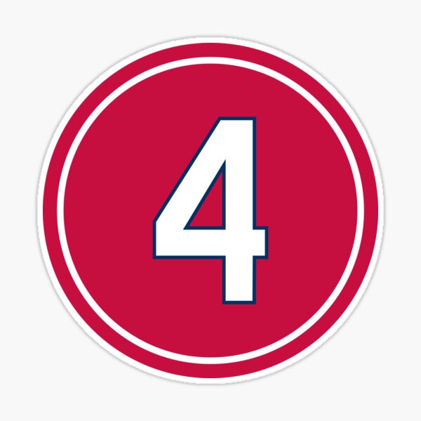 Enos Slaughter #9 Jersey Number Sticker for Sale by StickBall