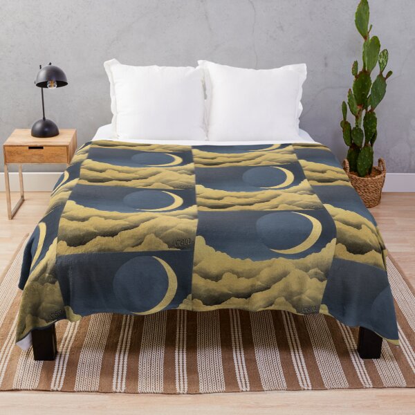 Item preview, Dripping in Gold Moon and Clouds designed and sold by mads1342.