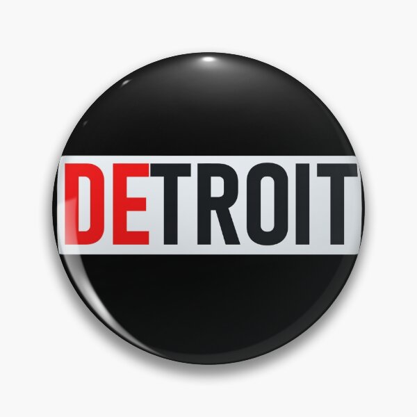 Item preview, Detroit, Black And Red designed and sold by Chubuter.
