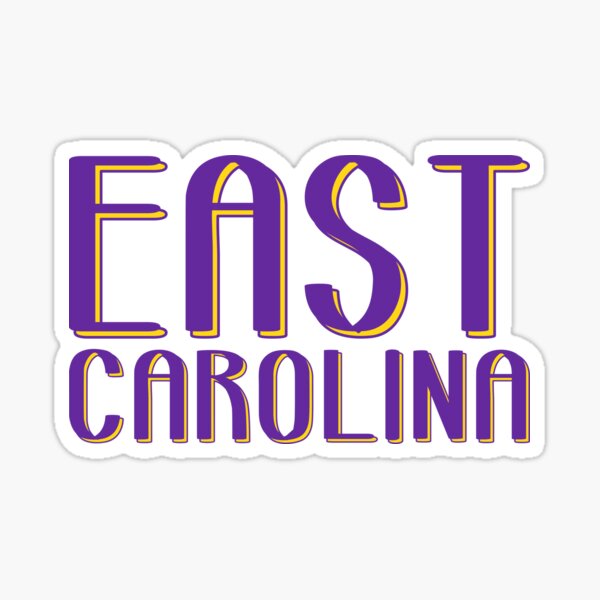 Vintage East Carolina Pirates Plaque Sticker