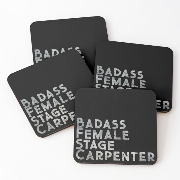 Item preview, Badass Female Stage Carpenter designed and sold by Theatre Thoughts.