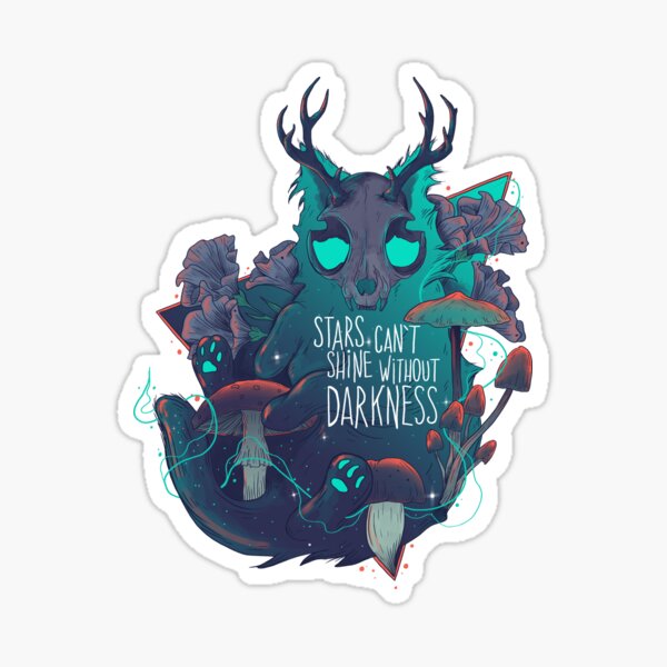 Stars can’t shine without darkness Sticker