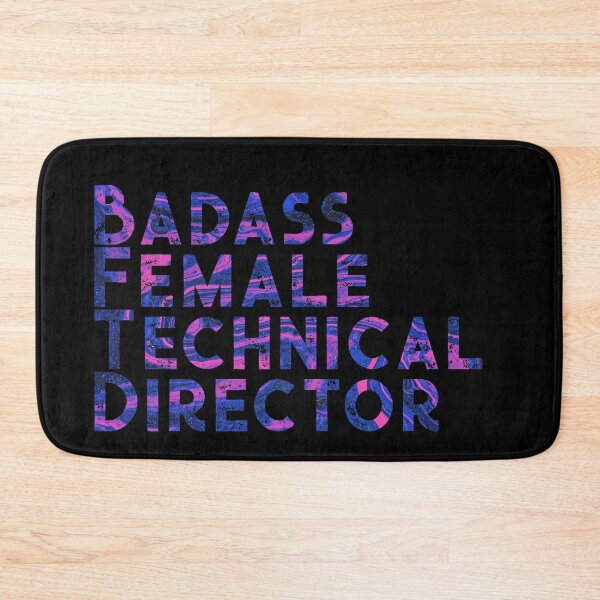 Item preview, Badass Female Technical Director designed and sold by Theatre Thoughts.