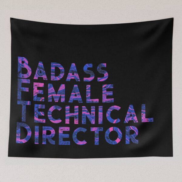 Item preview, Badass Female Technical Director designed and sold by Theatre Thoughts.