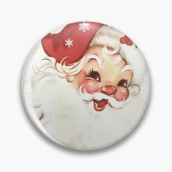 Item preview, red retro vintage santa designed and sold by SylviaCook.
