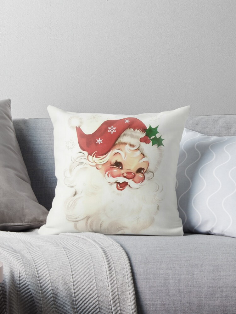 Vintage hot sale santa pillow