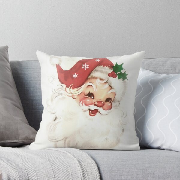 Item preview, red retro vintage santa designed and sold by SylviaCook.