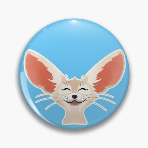 Item preview, Happy Lil Fennec Fox designed and sold by lizzielizabeth.