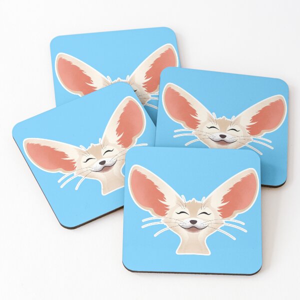 Item preview, Happy Lil Fennec Fox designed and sold by lizzielizabeth.