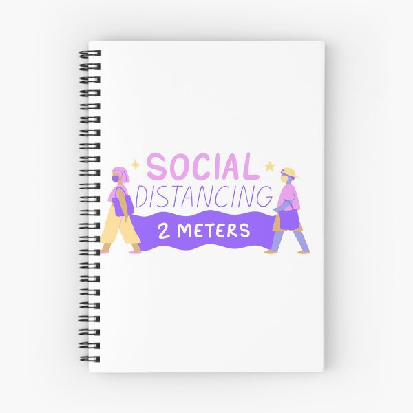 Item preview, Social Distancing 2 Meters -Covid-19  Hydro Anime Sticker designed and sold by MeritsStores.