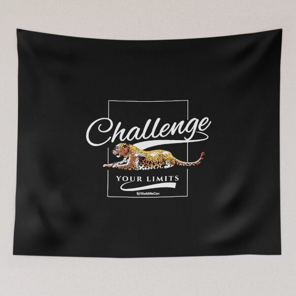 Item preview, Challenge Your Limits Leopard | Motivational Empowering Exclusive Art designed and sold by WorldWeCan.